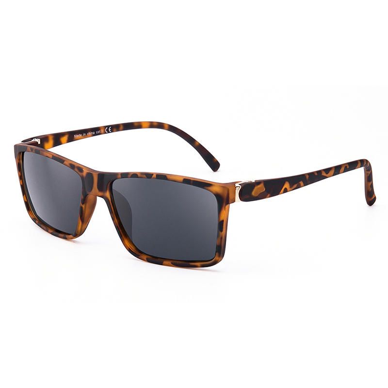 Hombres Mujeres Summer Square Retro Uv400 Gafas De Sol Polarizadas