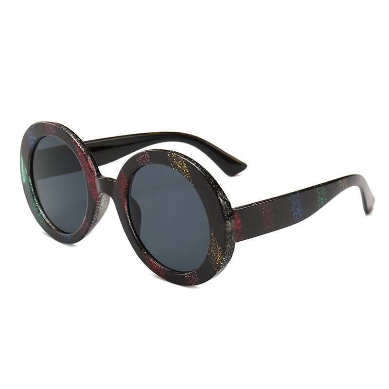 Hombres Mujeres Uv400 Gafas De Sol De Montura Redonda Gafas Retro No Polarizadas Para Exteriores