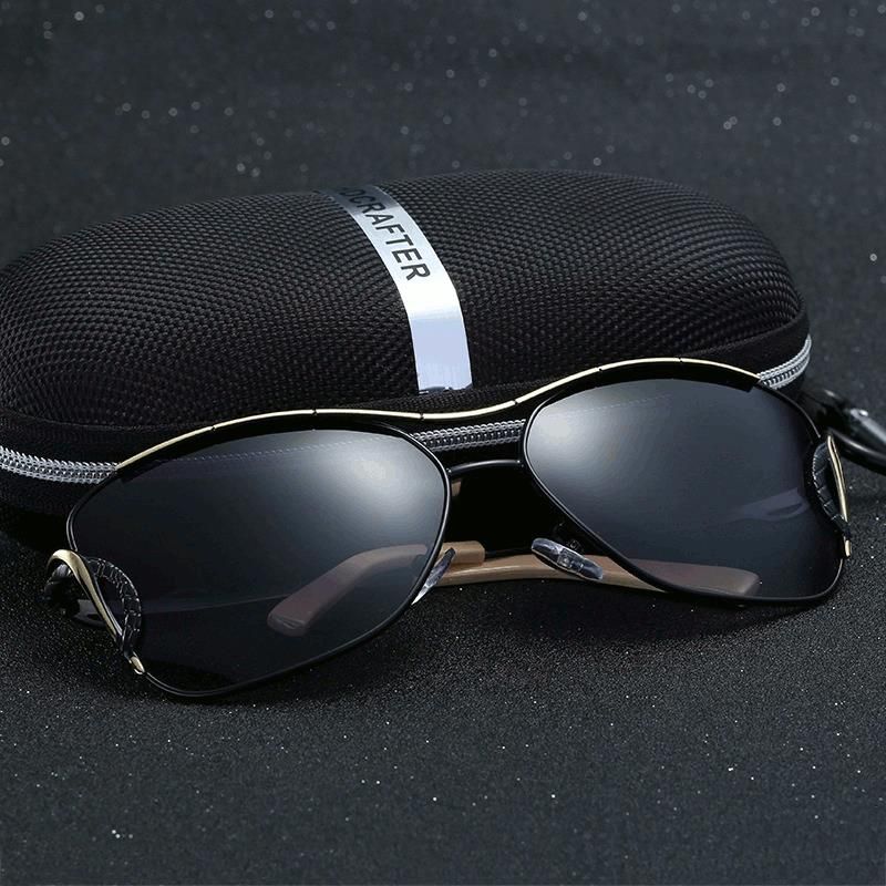 Hombres Mujeres Vintage Hd Polarized Sun Glassess Outdooors Sunshade Anti-uv Driving Goggle Eyeglasseess