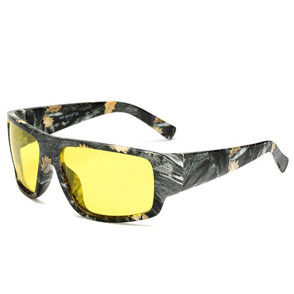 Hombres Outdooors Sport Uv400 Camuflaje Gafas De Sol Polarizadas