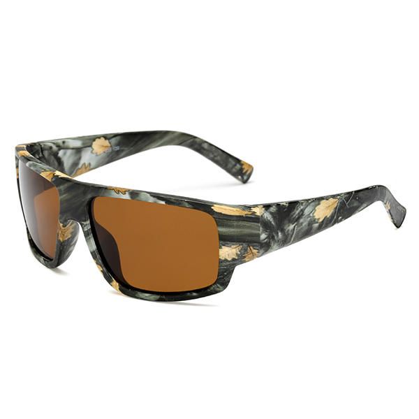 Hombres Outdooors Sport Uv400 Camuflaje Gafas De Sol Polarizadas