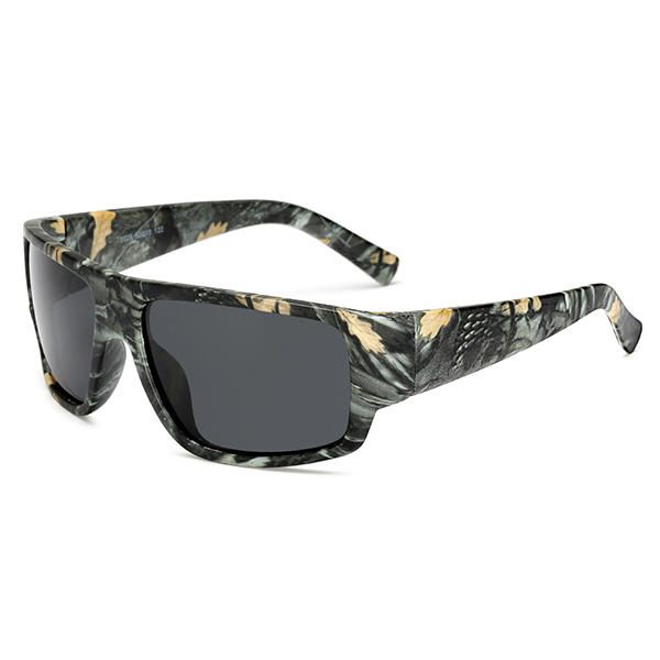 Hombres Outdooors Sport Uv400 Camuflaje Gafas De Sol Polarizadas