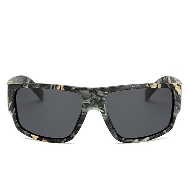 Hombres Outdooors Sport Uv400 Camuflaje Gafas De Sol Polarizadas