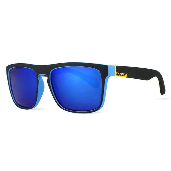 Hombres Uv400 Gafas De Sol Polarizadas Al Aire Libre Conducción Gafas De Lentes Coloridas Antideslumbrantes