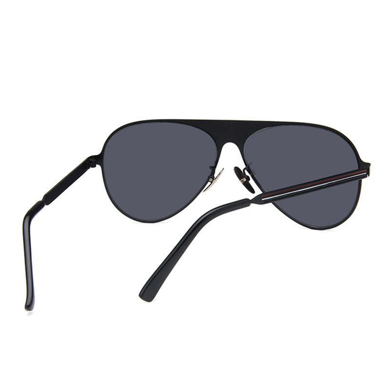 Hombres Wild Hd Anti-uv Metal Matt Gafas De Sol