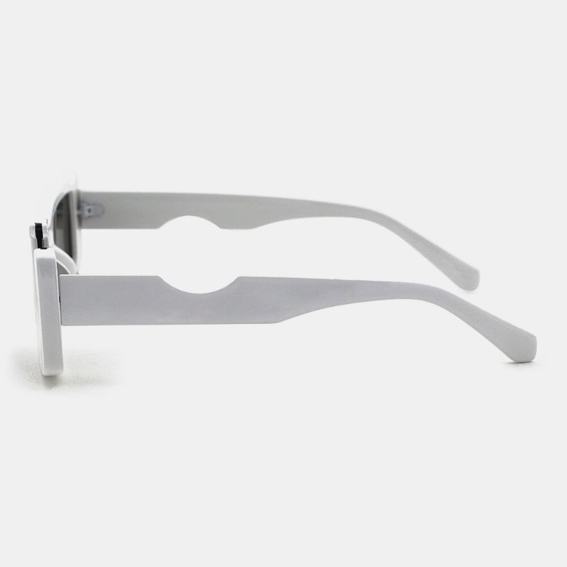 Montura Cuadrada Irregular Unisex No Montura Completa Protección Uv Moda Gafas De Sol De Perfil Especial