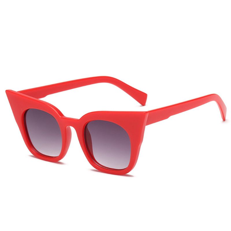 Mujeres Vintage Cat Eye Uv400 Gafas De Sol De Montura Redonda Gafas De Sol De Verano Gafas Al Aire Libre