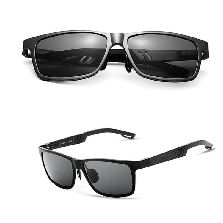 Protección Uv Para Hombres Aluminio Polarizado Aleación De Magnesio Gafas Para El Sol Conducir Al Aire Libre Eyeglasseess