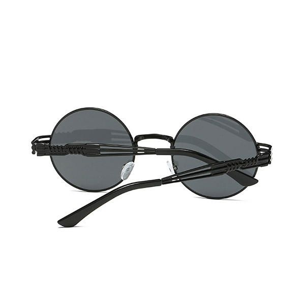 Protección Uv400 Para Mujer Gafas De Sol Causal Vintage Steam Punk Ronda Eyeglasseess