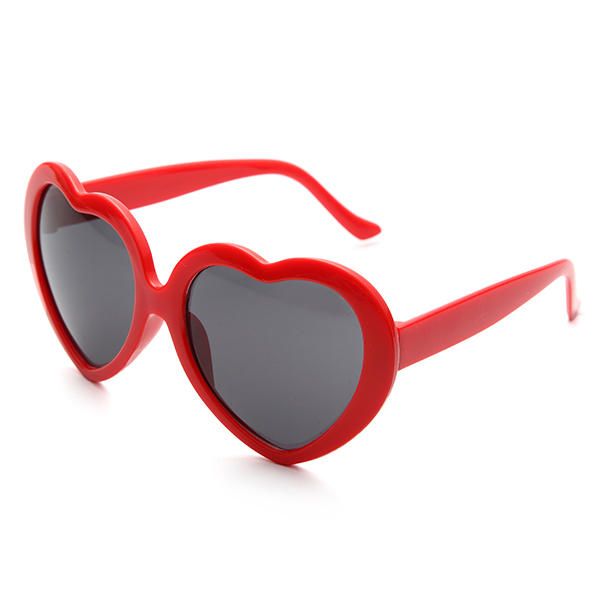 Retro Funny Love Heart Shape Anti-uva Y Uvb Sun Glassess