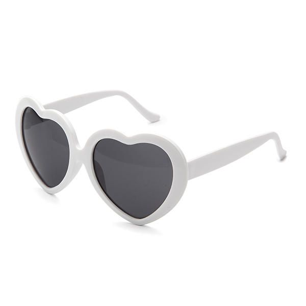 Retro Funny Love Heart Shape Anti-uva Y Uvb Sun Glassess