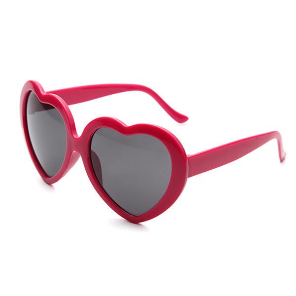 Retro Funny Love Heart Shape Anti-uva Y Uvb Sun Glassess