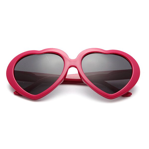 Retro Funny Love Heart Shape Anti-uva Y Uvb Sun Glassess