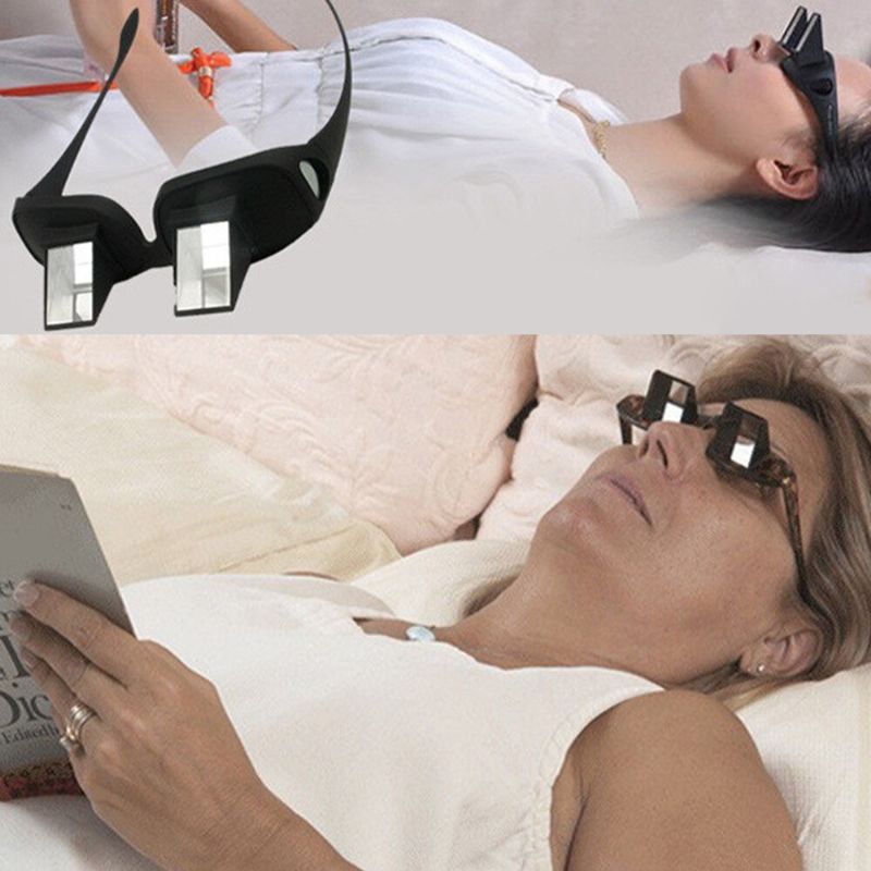 Unisex Hd Full Frame Bed Lectura Horizontal Tv Sit View Refracción Gafas Gafas Perezosas