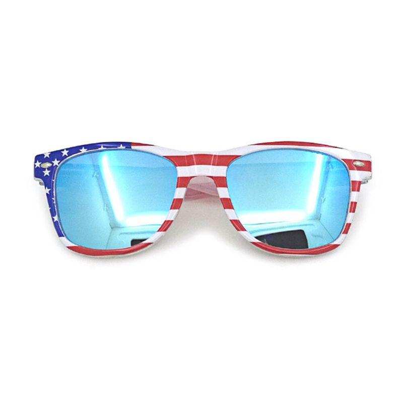 Unisex Patriotic Polarspex Polarized 80's Retro Trendy Gafas De Sol Con Estilo