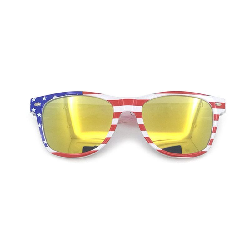 Unisex Patriotic Polarspex Polarized 80's Retro Trendy Gafas De Sol Con Estilo