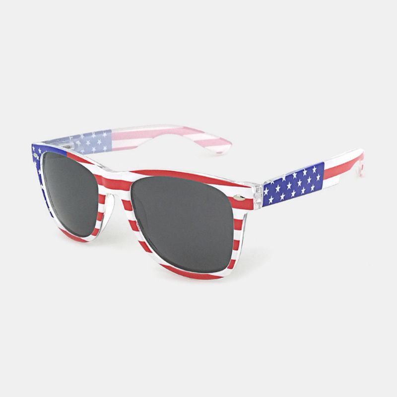 Unisex Patriotic Polarspex Polarized 80's Retro Trendy Gafas De Sol Con Estilo