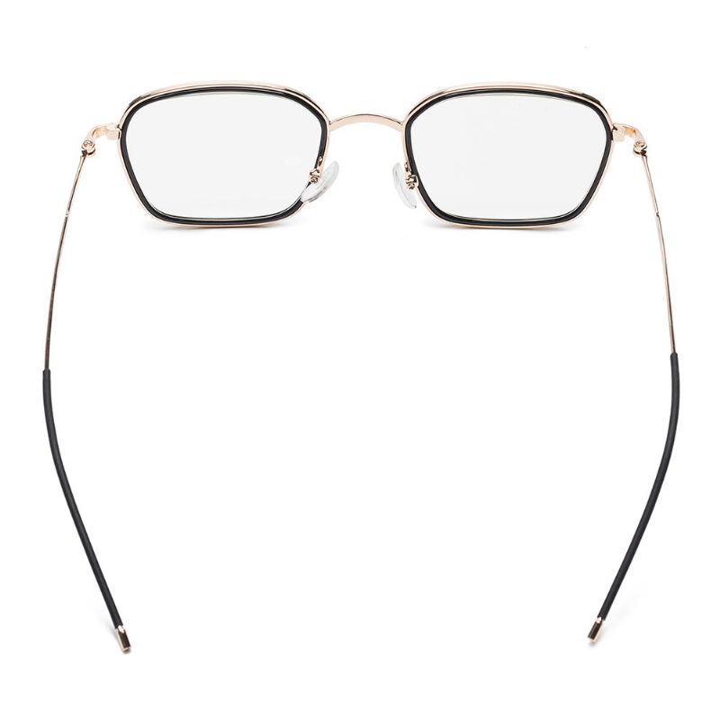 Unisex Vogue Anti Azul Antifatiga Marco De Metal Cómodo Círculo De Computadora Gafas De Lectura Redondas