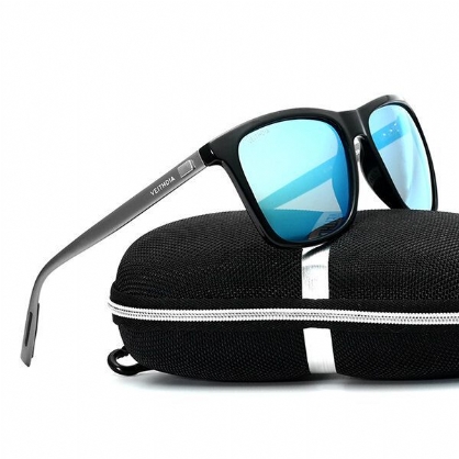 Uv400 Gafas De Sol Polarizadas Con Montura Cuadrada