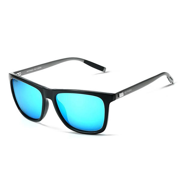 Uv400 Gafas De Sol Polarizadas Con Montura Cuadrada