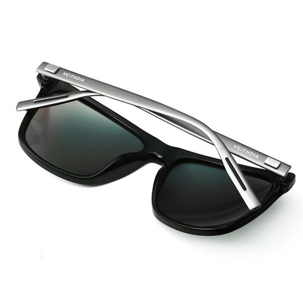 Uv400 Gafas De Sol Polarizadas Con Montura Cuadrada