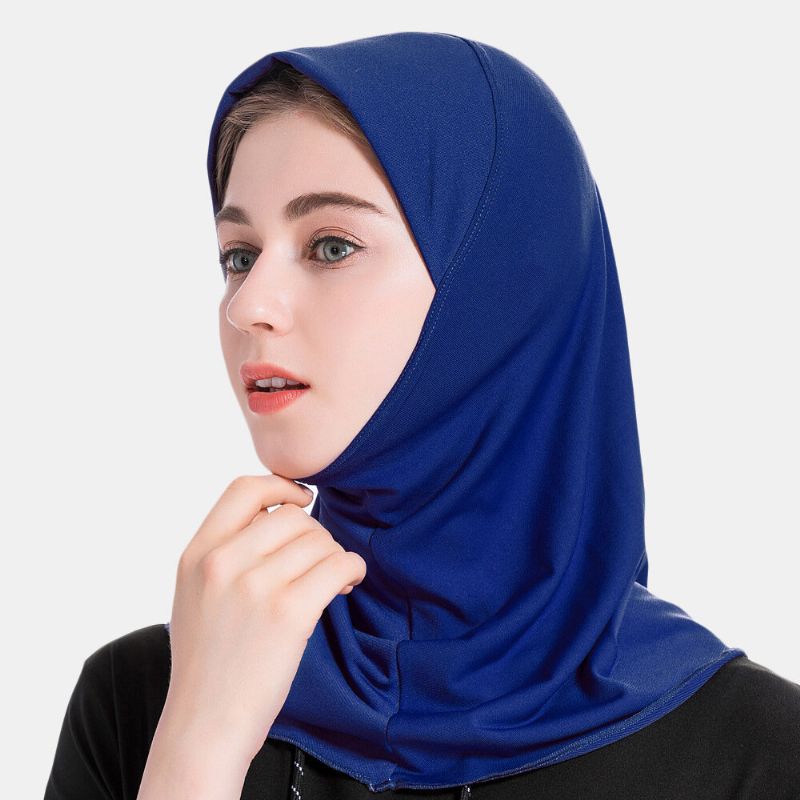 Bufanda Hijab Mujer Cáñamo De Cristal Sólido