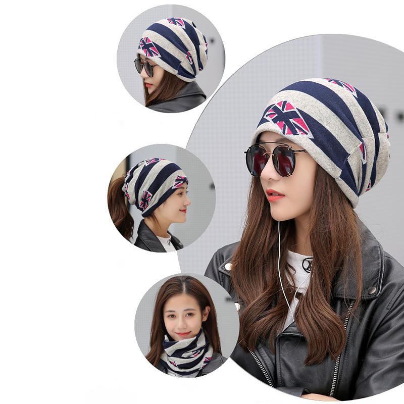 Orejeras Vintage Para Mujer Bufanda Multiusos Beanie Cap