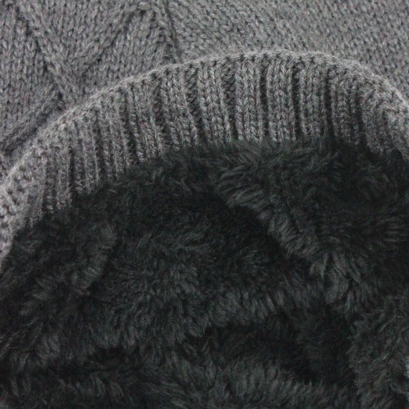 Winter Thicken Plus Gorros De Terciopelo Con Juego De Bufanda