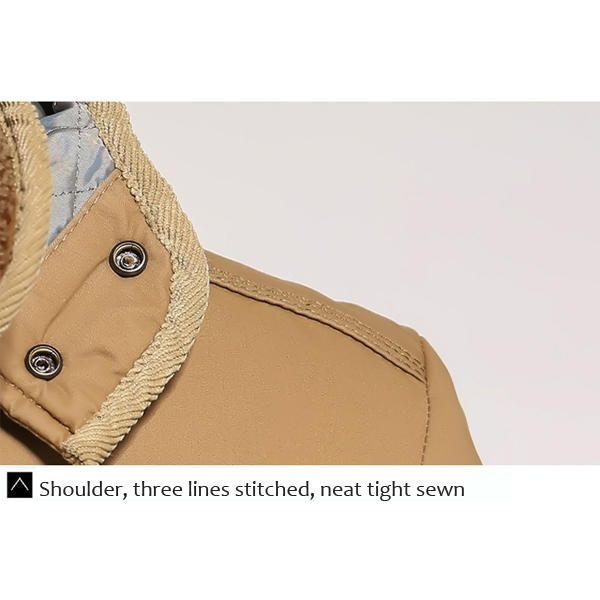 Chaqueta De Algodón Al Aire Libre Con Capucha Cálida De Invierno De Terciopelo Grueso Para Hombre