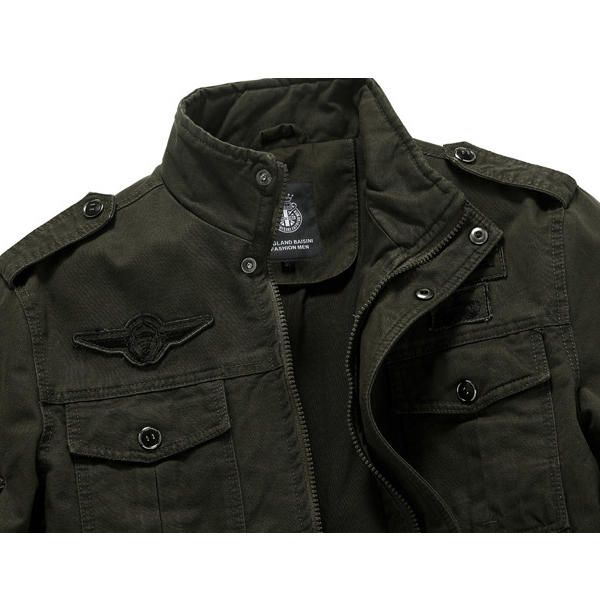 Chaqueta Bomber De Algodón Militar Verde Amry De Invierno Para Hombre S-4xl