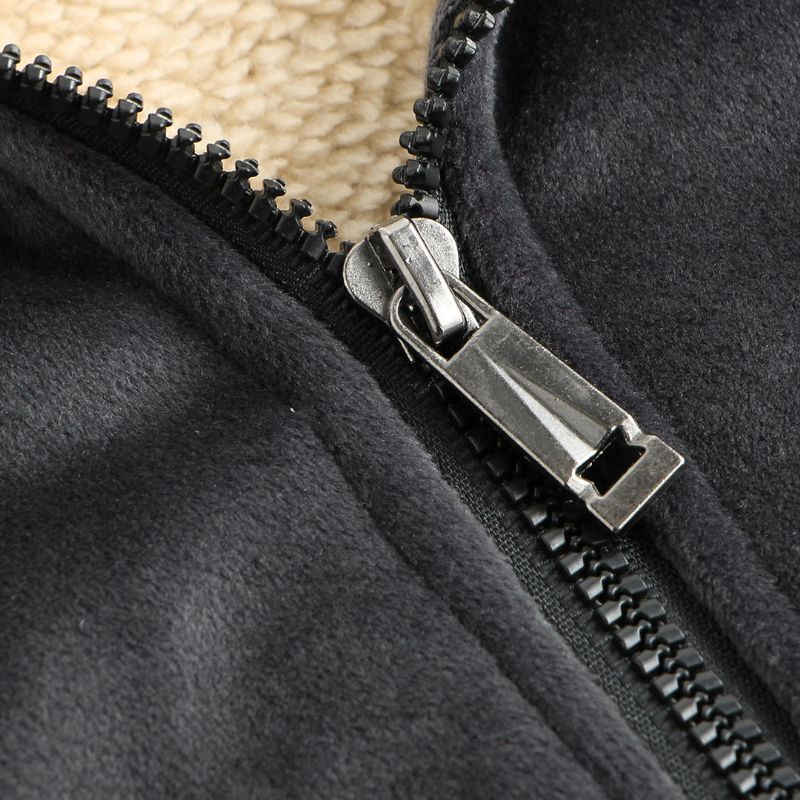 Chaqueta Cálida Con Cordón Grueso Y Capucha Bereber Informal Para Hombre