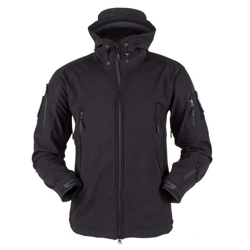 Chaqueta Con Capucha Transpirable Impermeable A Prueba De Viento Chaqueta De Lana Gruesa Para Hombre Al Aire Libre