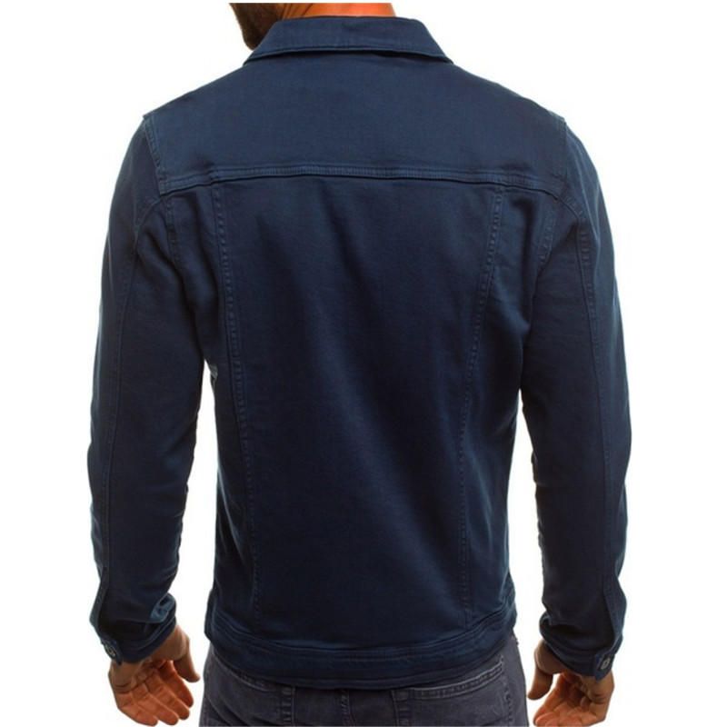 Chaqueta Estilo Cargo Informal Con Múltiples Bolsillos De Moda Para Hombre