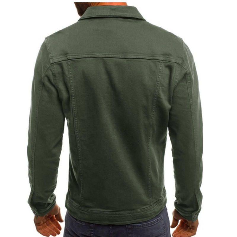 Chaqueta Estilo Cargo Informal Con Múltiples Bolsillos De Moda Para Hombre