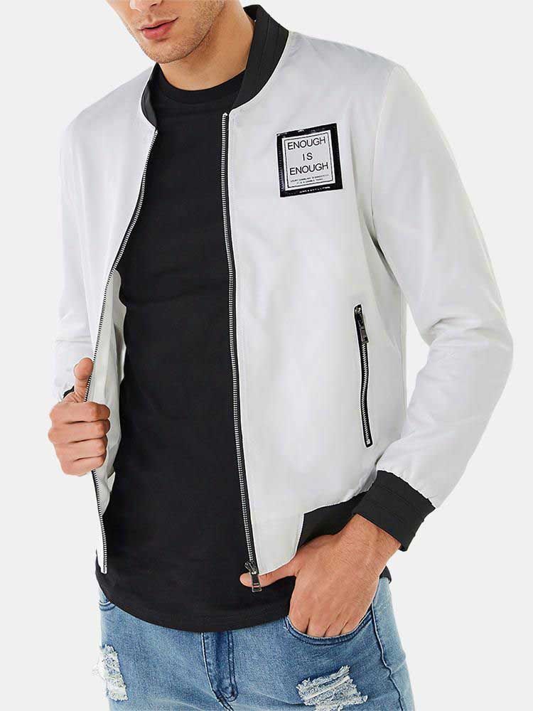 Chaqueta Informal Gruesa De Bolsillo Con Cuello Vuelto De Color Sólido De Moda Para Hombre