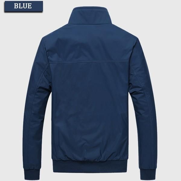 Chaqueta Informal De Solapa De Moda Con Cremallera De Talla Grande Para Hombre Abrigo Impermeable Para Deportes Al Aire Libre