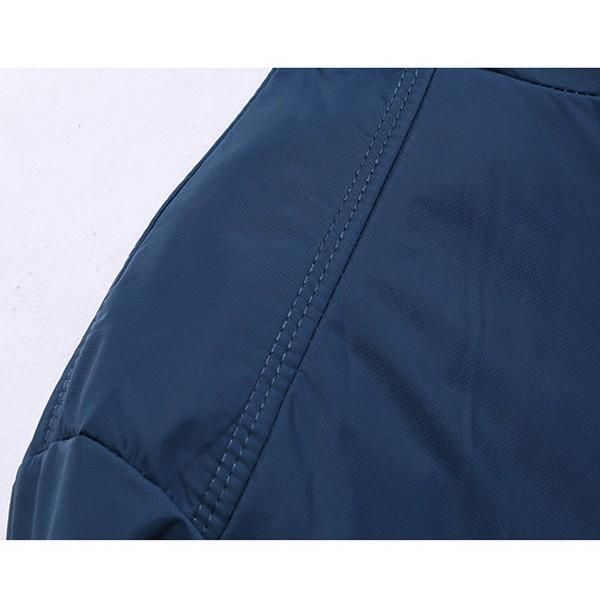 Chaqueta Informal De Solapa De Moda Con Cremallera De Talla Grande Para Hombre Abrigo Impermeable Para Deportes Al Aire Libre