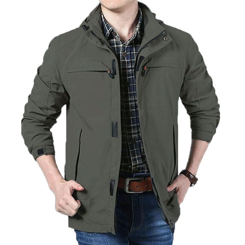 Chaqueta Para Exteriores Impermeable Transpirable Y De Secado Rápido Para Hombre