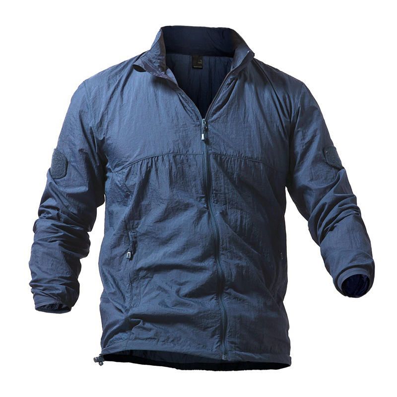 Chaqueta De Piel Al Aire Libre De Piel Táctica Para Hombre Viento Fino Y Ligero