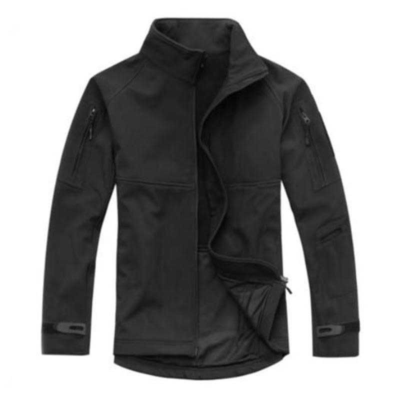 Chaqueta Softshell De Forro Polar Repelente Al Agua Para Hombre Al Aire Libre