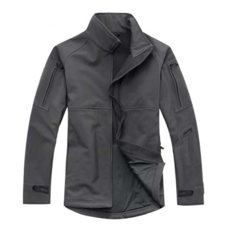 Chaqueta Softshell De Forro Polar Repelente Al Agua Para Hombre Al Aire Libre