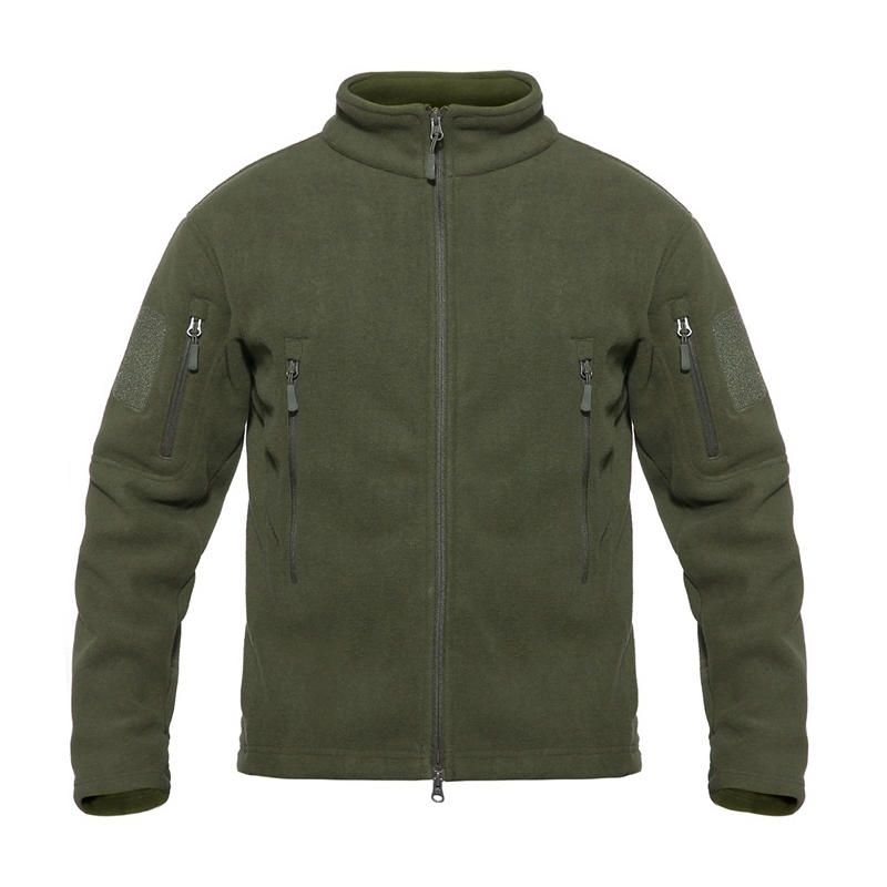 Chaqueta Táctica De Forro Polar Térmico Con Múltiples Bolsillos Para Exteriores Para Hombre