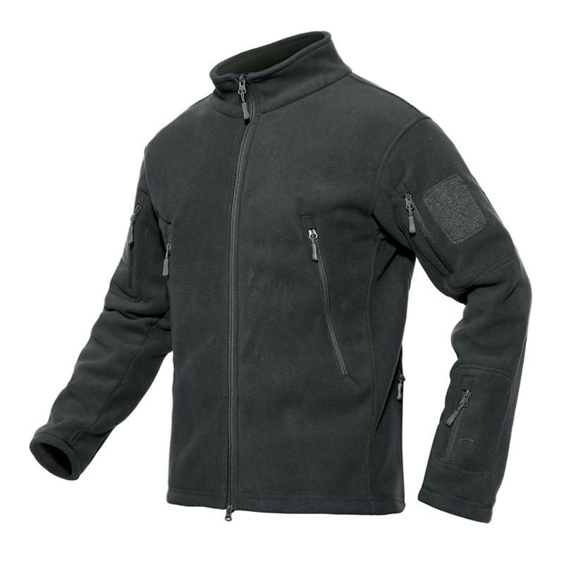 Chaqueta Táctica De Forro Polar Térmico Con Múltiples Bolsillos Para Exteriores Para Hombre