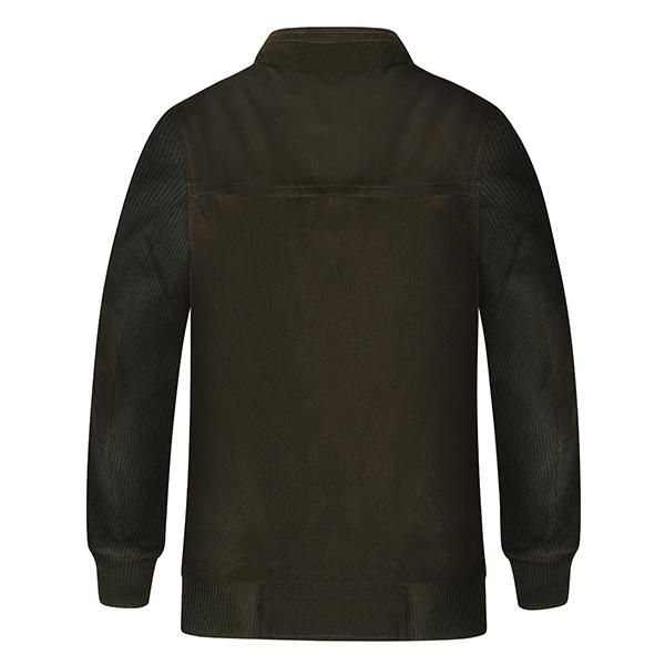 Chaquetas Gruesas De Invierno Con Cremallera Y Cuello Alto Para Hombres