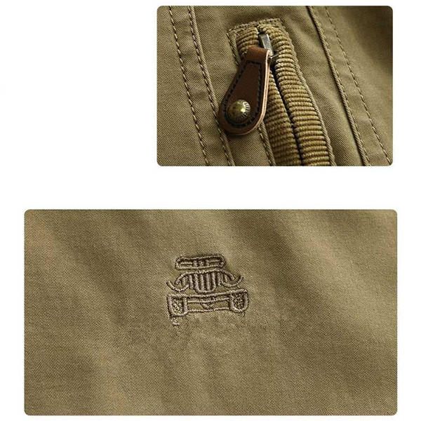 Chaquetas De Negocios De Cuello Alto 100% Algodón De Talla Otoñal