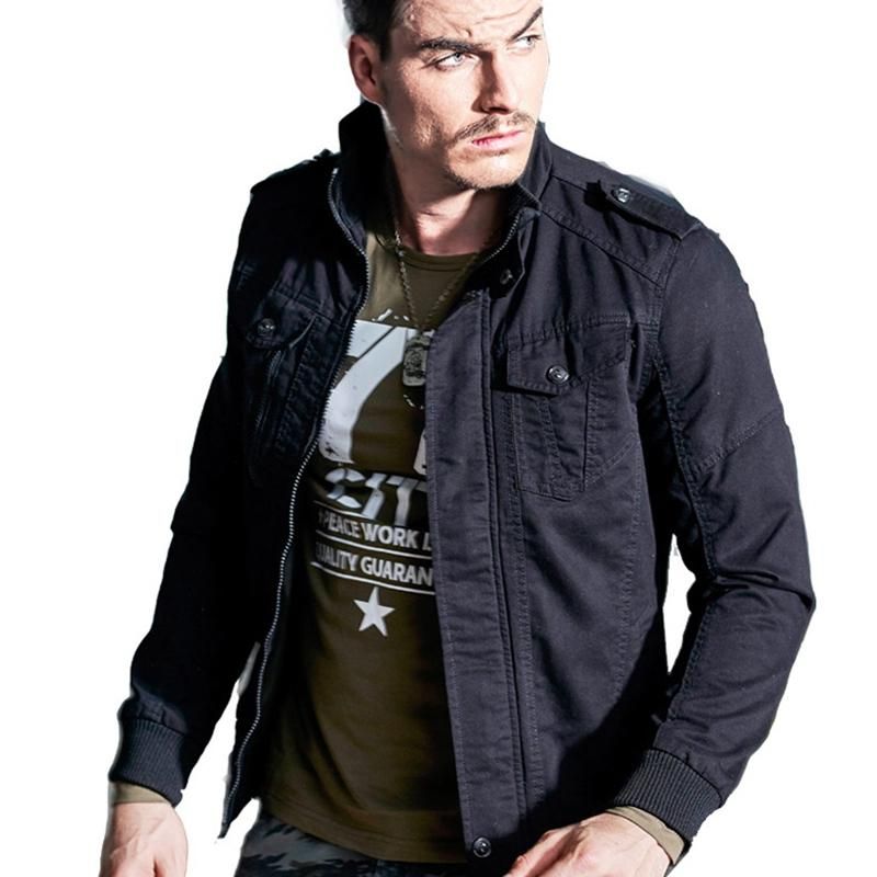 Epualet Tactical Military Cotton Xchaquetas De Trabajo Casual