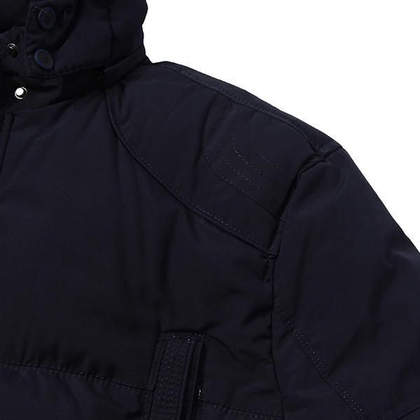 Parka Gruesa Cálida De Longitud Media Para Hombre Chaqueta Acolchada Con Múltiples Bolsillos De Color Sólido