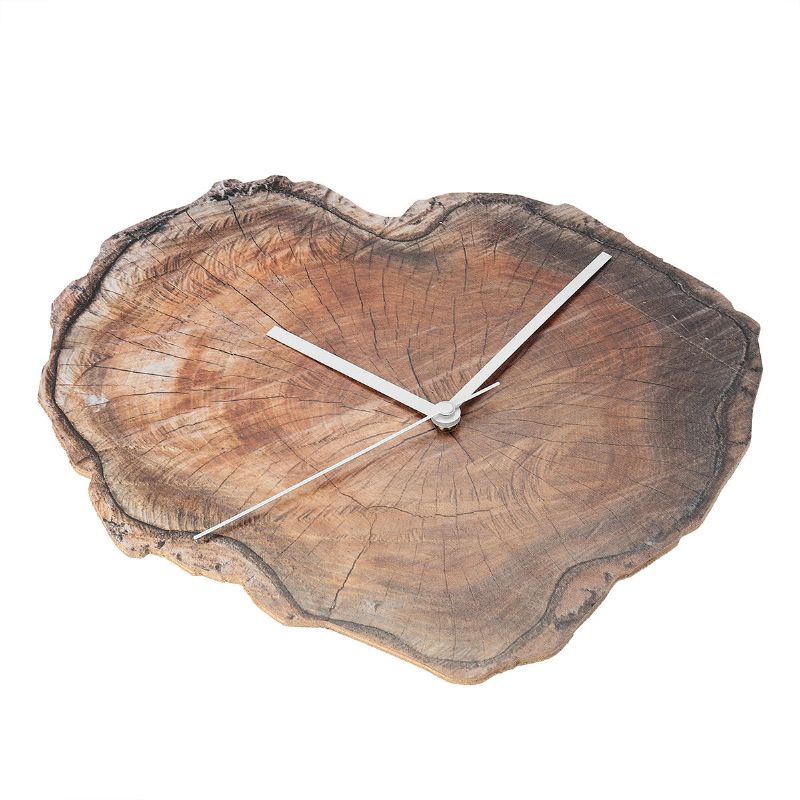 11 Pulgada Reloj De Pared De Madera Retro Diy Sala De Estar Hogar Bar Decoración De Oficina Reloj De 28 cm