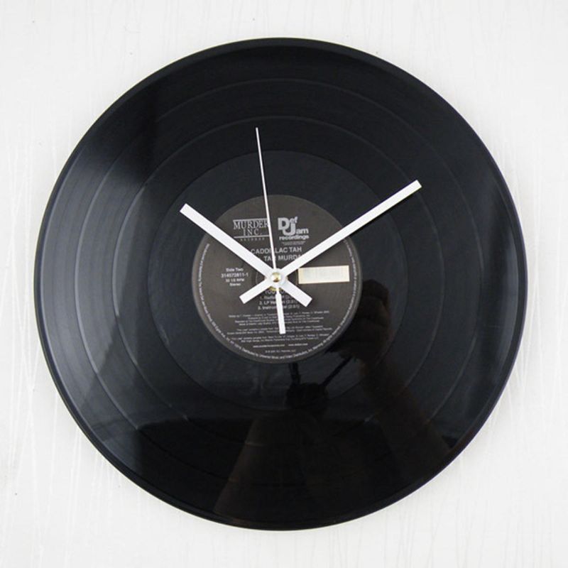 12 Pulgadas Retro Clásico Vinilo Fonógrafo Disco Álbum Reloj De Pared Decoración Del Hogar Regalo