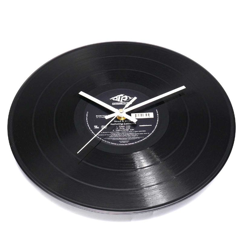 12 Pulgadas Retro Clásico Vinilo Fonógrafo Disco Álbum Reloj De Pared Decoración Del Hogar Regalo